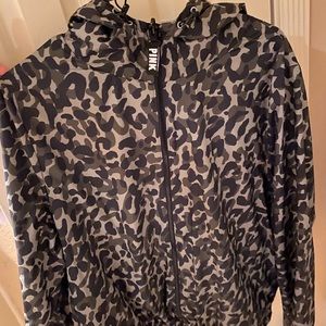 Pink camo windbreaker